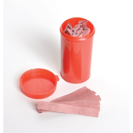 United Scientific Red Litmus Paper, Vial/100 Strips LPR100